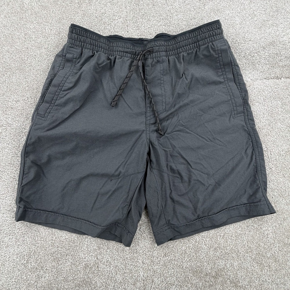 Kuhl‎ Mens Size Small Grey Cargo Shorts Elastic Waist Drawstring Outdoor  6